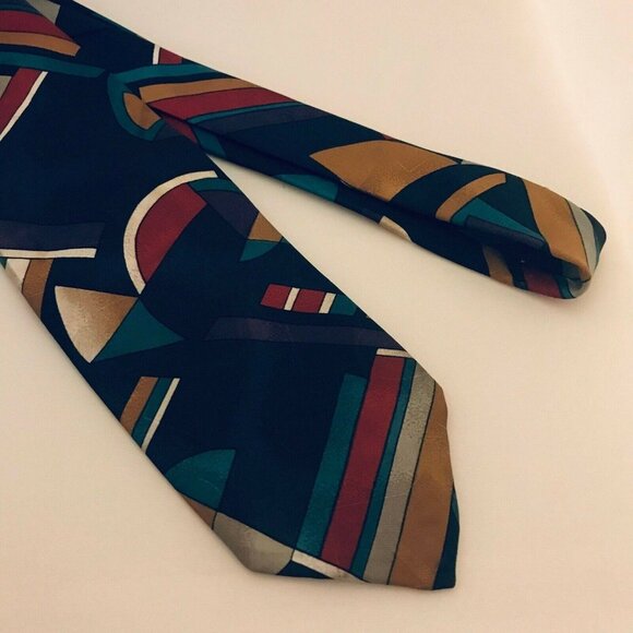 #1632 VTG KETCH Classic multi color necktie - Picture 5 of 5